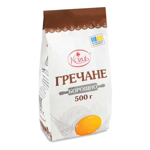 Борошно Гречане Вищого Ґатунку Kozub, 500г