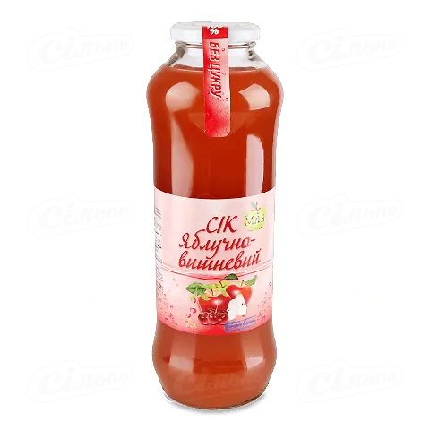 Сік Нова Мрія яблучно-вишневий прямого віджиму, 1л