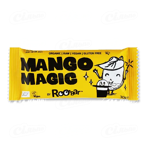 Батончик Roo'Bar з манго, 30г