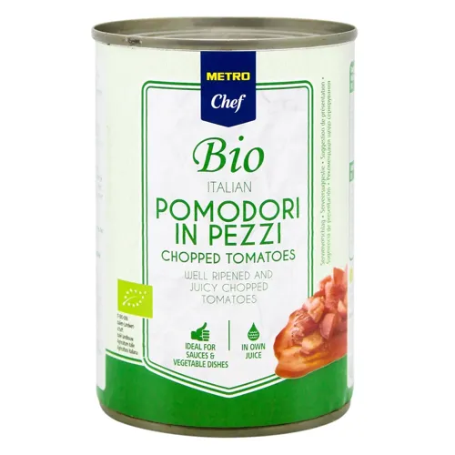 Томати Metro Chef Bio нарізані 400г