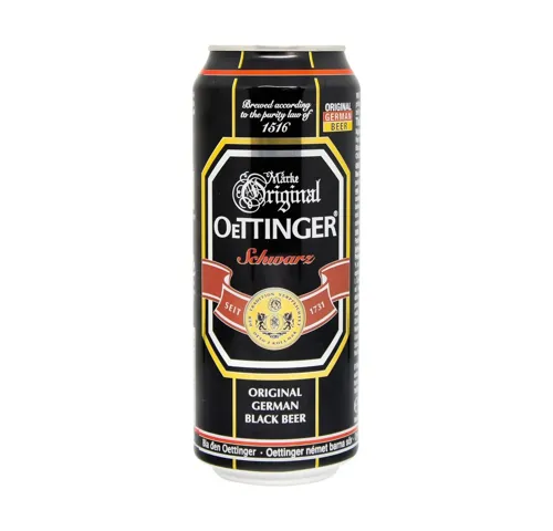 Пиво Oettinger Schwarz 4,9% 0,5л