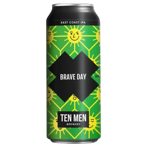 Пиво Ten Men Brave Day світле нефільтроване 5,1% 0,5л
