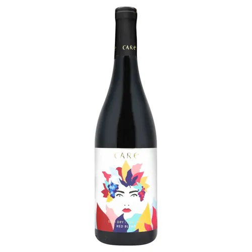 Вино Care Red Blend червоне напівсухе 14% 0,75л