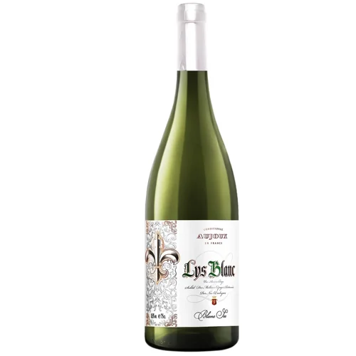 Вино Aujoux Lys Blanc біле сухе 12% 0,75л