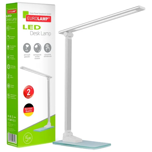 Світильник Eurolamp LED Хай Тек настільний срібний 5W 5300-5700K