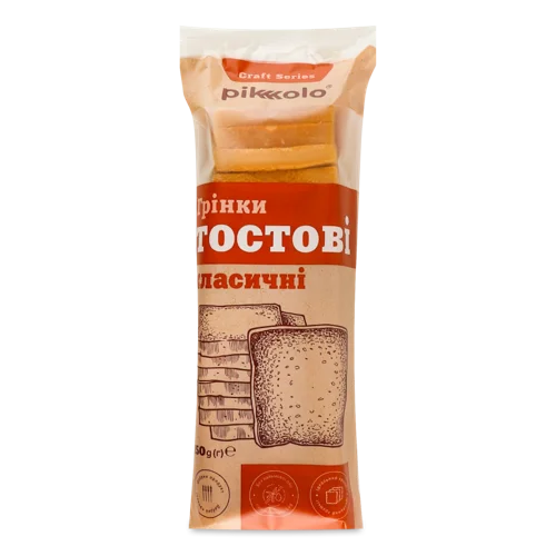 Грінки Тостові Класичні, в/ґ, 150г