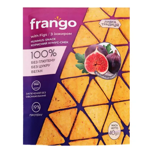 Хумус-снек З інжиром Frango д/п 40г