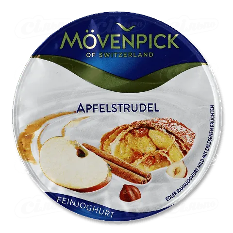Йогурт Movenpick Feinjoghurt з яблучним штруделем 20%, 150г