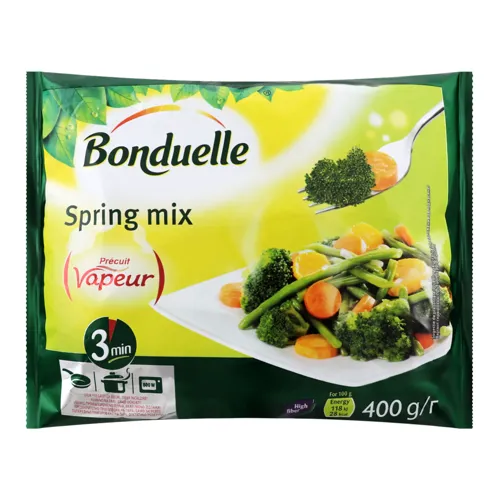 Суміш овочева заморожена Spring mix Bonduelle м/у 400г