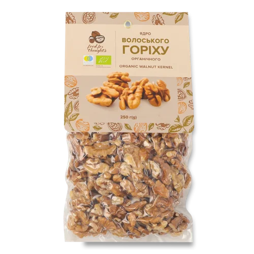 Ядра Волоського Горіха Органічні Food For Thoughts, в/у 250г
