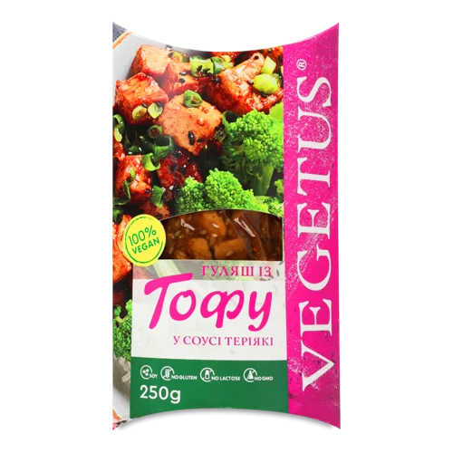 Гуляш із Тофу у Соусі Теріякі Vegetus, к/у, 250г