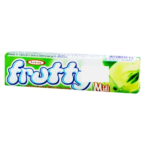 Цукерки Tayas Frutty Midi зі смаком яблука 20г
