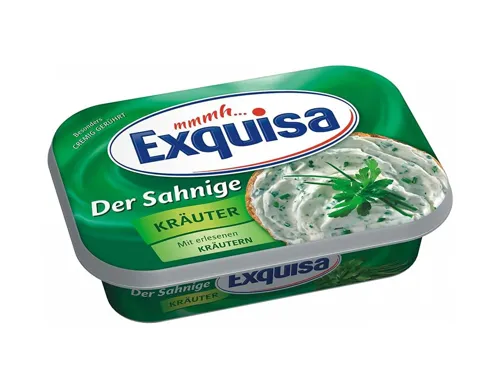 Сир Exquisa вершковий м'який з травами 66%, 200г