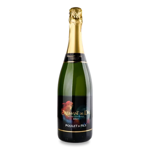 Вино ігристе Poulet & Fils Crеmant de Die Brut