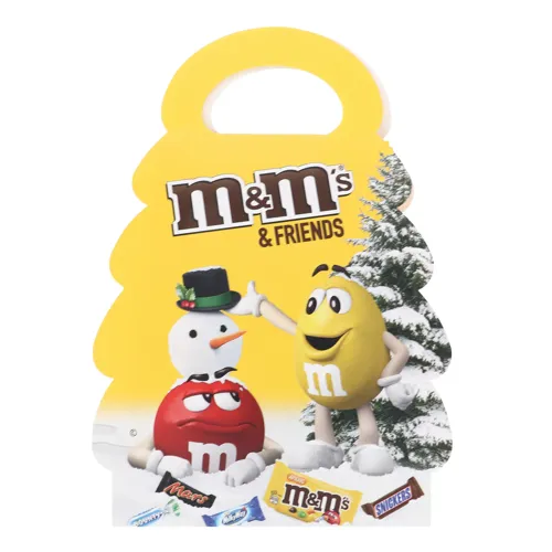 Набір кондитерський Новорічна Ялинка M&M`s&Friends картонна упаковка 106.5г