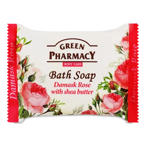 Туалетне Мило Damask Rose з Маслом Ши Green Pharmacy, 100г