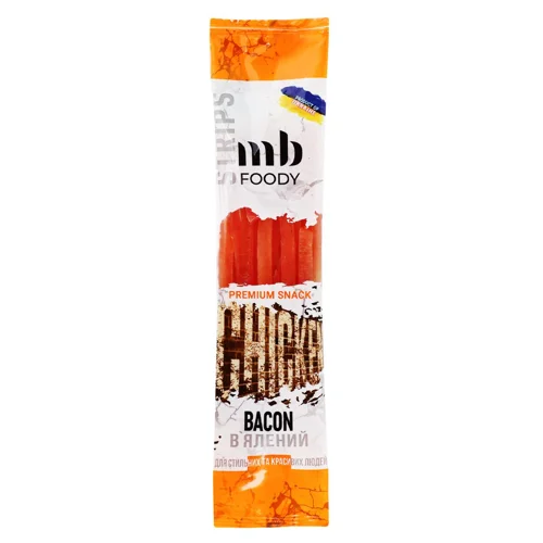 Стріпси курячі MB Foody Bacon в'ялені 35г