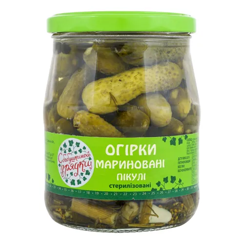 Огірки мариновані Пікулі С Бабушкиной Грядки