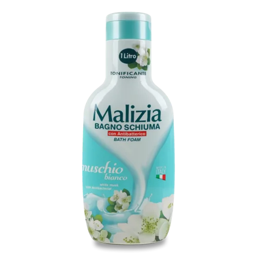 Гель-піна для душу та ванни Malizia Білий мускус