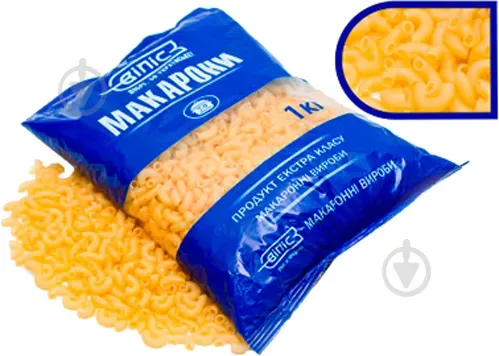 Макарони Ріжки №7 1кг. ТМ Віліс