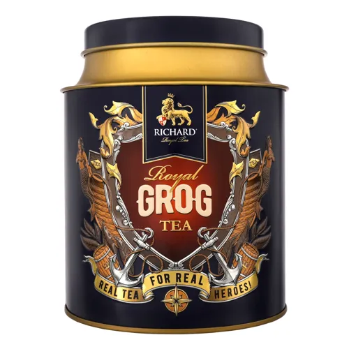 Чай чорний байховий ароматизований Royal Grog Richard з/б 80г