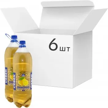 Напій соковмісний Себек Лимонад сильногазований, 2л