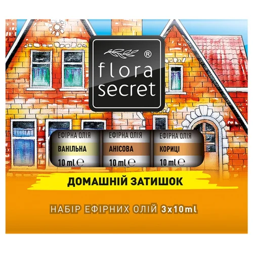 Набір Flora Secret Домашній затишок для сауны 3х10мл