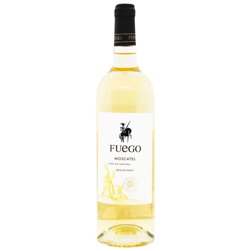Вино Fuego Moscatel біле напівсолодке 0,75л 12%