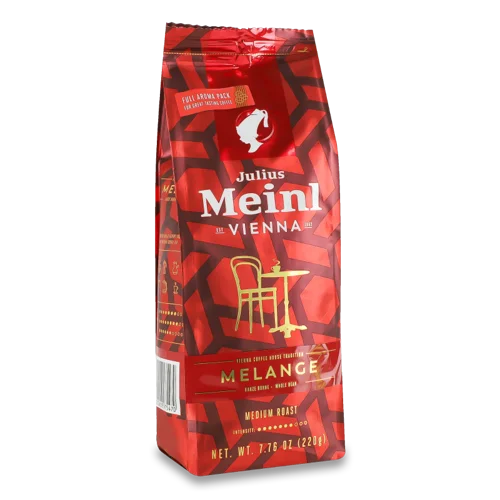 Кава Натуральна Смажена В Зернах Melange Vienna, в/ґ, 220г