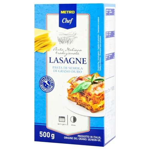 Макаронні вироби Metro Chef Лазанья з твердих сортів пшениці 500г