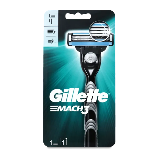Голіньовий станок чоловічий Mach 3 Gillette, 1 шт