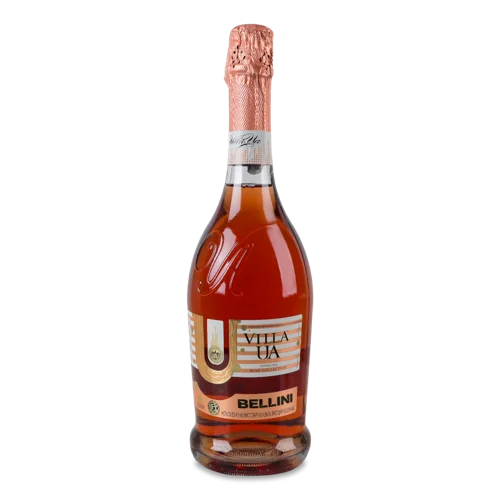 Ігристий Винний Напій Рожевий Напівсолодкий Bellini, в/ґ, 750мл, 6-6.9%