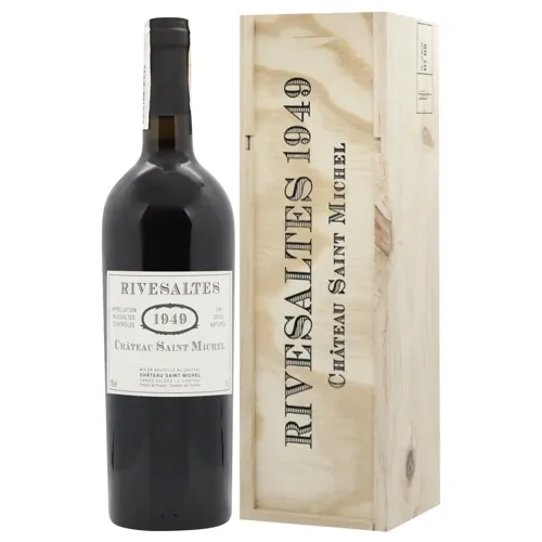Вино Rivesaltes Chateau Saint Michel 1949 біле солодке кріплене 18% 0,75л