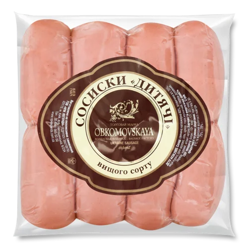 Сосиски Дитячі Варені Obkomovskaya, кг