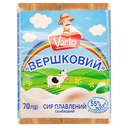 Сир Varto Вершковий плавлений 55% 70г
