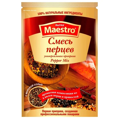 Приправа Red Hot Maestro суміш перців 25г