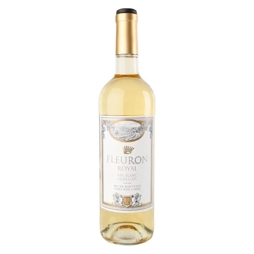 Вино Fleuron Royal Blanc Moelleux біле напівсолодке 10,5% 0,75л