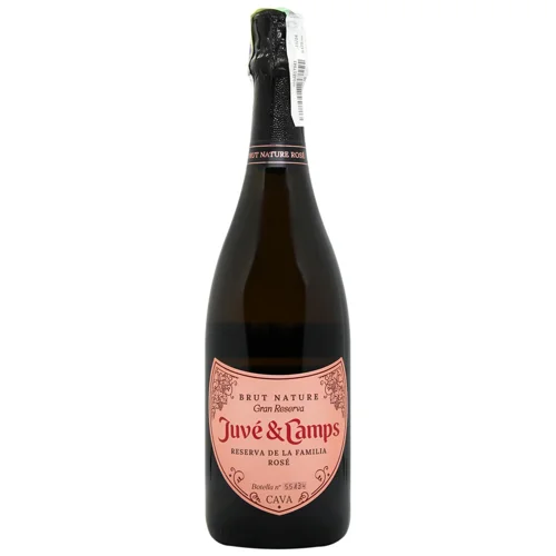 Вино ігристе Juve Camps Reserva Rose брют рожеве 12% 0,75л