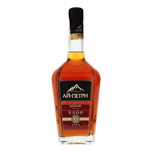 Коньяк 0.5л 40% ординарний Чотири зірки Ай-Петрі пл