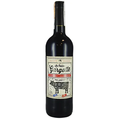Вино Gargotte Cab Sauvignon Pays d'Oc червоне напівсухе 13,5% 0,75л