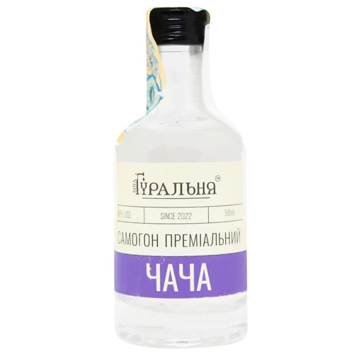 Самогон Біла Гуральня Чача преміальний 45% 50мл
