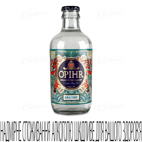Напій слабоалкогольний Opihr Gin & Tonic, 0,275л
