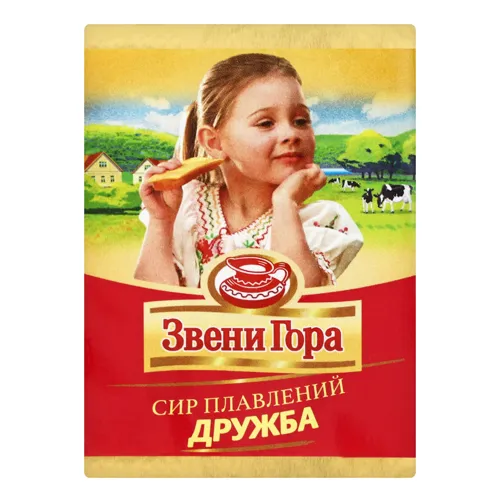 Сир плавлений 45% Дружба Звени гора м/у 70г