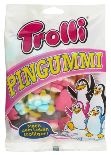 Цукерки жувальні фруктові Pingummi Trolli м/e 175г