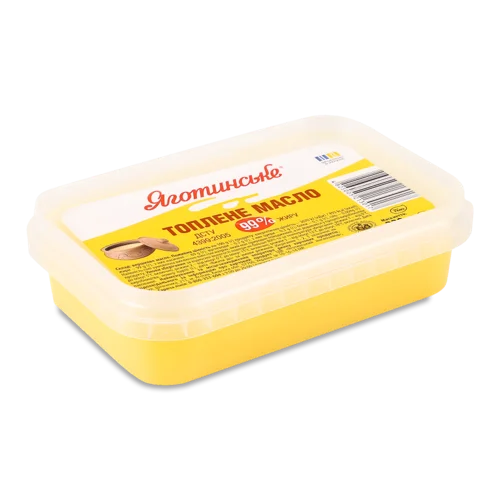 Масло Топлене Вищого Ґатунку 99% Яготинське п/у, 220г