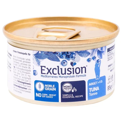 Корм вологий Exclusion з тунцем для котів 85г