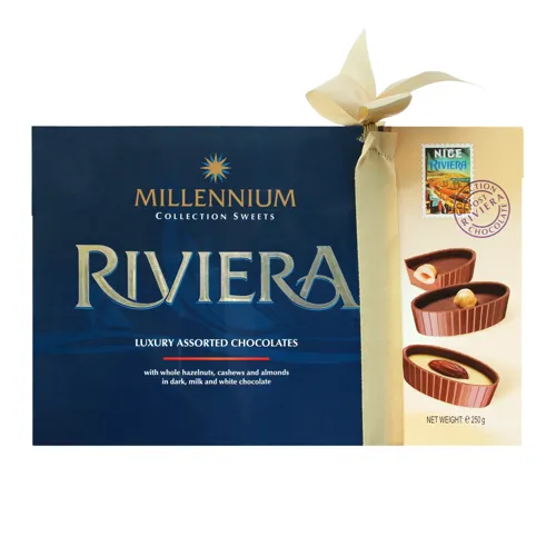 Цукерки шоколадні асорті Riviera Millennium к/у 250г