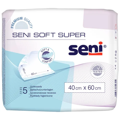 Пелюшки гігієнічні Seni Soft 40x60см 5шт