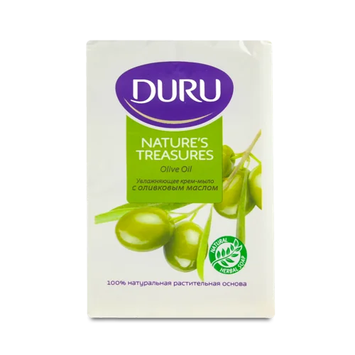 Крем-мило Зволожуюче Olive Oil, Натуральне, Duru, 4х75г