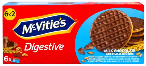 McVitie's Digestive Milk Chocolate to go 33,3х12х6 Пшеничне печиво в молочному шоколаді